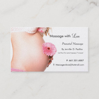 Carte De Rendez-vous Amour, Massage prénatal