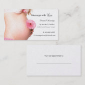 Carte De Rendez-vous Amour, Massage prénatal (Devant / Derrière)