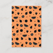 Carte De Rendez-vous Amusante Pun Fruit Orange Classroom Valentine Card (Dos)