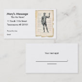 Carte De Rendez-vous Anatomie antérieure (Devant / Derrière)