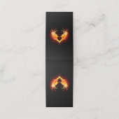 Carte De Rendez-vous Angel Fire Heart with Wings (Extérieur déplié)