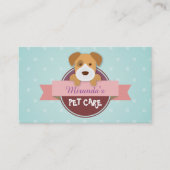 Carte De Rendez-vous Animaux de compagnie assis Bain et Grooming Salon  (Devant)