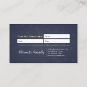 Carte De Rendez-vous Animaux de compagnie assis Bain Salon Grooming Foo (Dos)