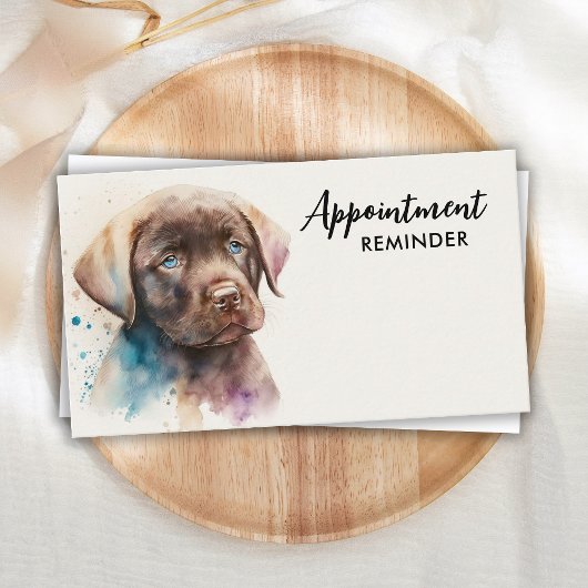 Carte De Rendez-vous Animaux de compagnie Chien Labrador Retriever Wate