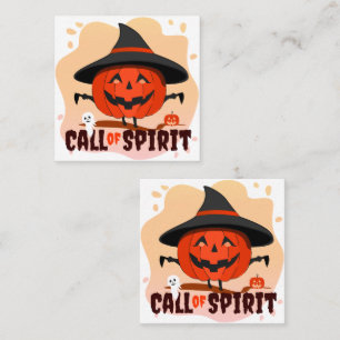 Carte De Rendez-vous Appel de l'Esprit d'Halloween