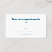 Carte De Rendez-vous appointment (Dos)