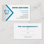 Carte De Rendez-vous appointment (Devant / Derrière)