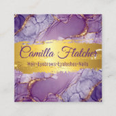 Carte De Rendez-vous Aquarelle Lilac délicate (Devant)