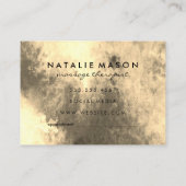 Carte De Rendez-vous Aquarelle Monogramme (carte de rendez-vous) (Dos)