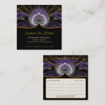 Arbre Spirituel Violet Art Fractal Holistique