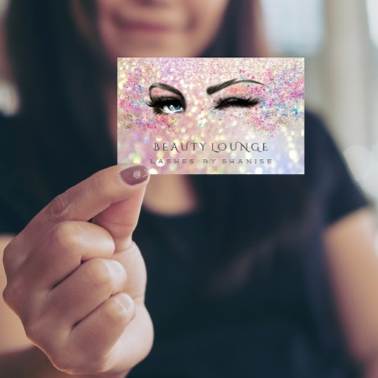 Carte De Rendez-vous Artiste de maquillage professionnel Eyelash Partie
