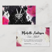 Carte De Rendez-vous Artiste moderne | Beauté (Devant / Derrière)