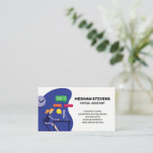 Carte De Rendez-vous Assistant virtuel du support client | Centre d'app (Debout devant)