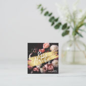 Carte De Rendez-vous Atelier de fleurs Black Gold (Debout devant)