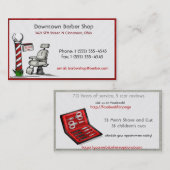 Carte De Rendez-vous Au Barber Shop (Devant / Derrière)