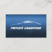 Carte De Rendez-vous Auto Voiture Chauffeur Privé Chauffeur (Devant)