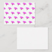 Carte De Rendez-vous Baise rose (Devant / Derrière)