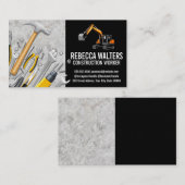 Carte De Rendez-vous Bâtiment | Outils de réparation | Machine de const (Devant / Derrière)