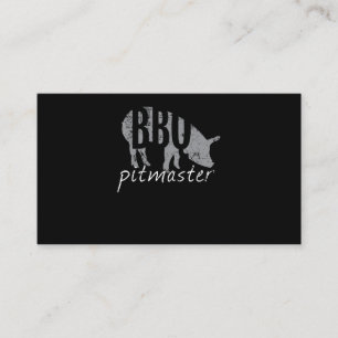 Carte De Rendez-vous BBQ BBQ Pitmaster Pig Grill Grill Fars Day