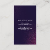 Carte de rendez-vous beauté Abstraite moderne (Dos)