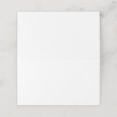 Carte De Rendez-vous Blanc Plié (Extérieur déplié)