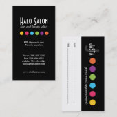 Carte de rendez-vous Bold et Hip Salon (Devant / Derrière)