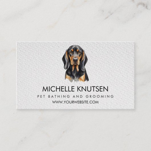 Carte de rendez-vous branchée pour animaux de comp (Devant)