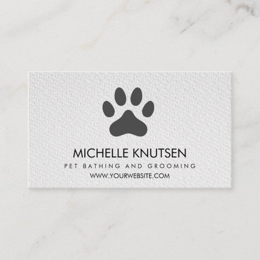 Carte de rendez-vous branchée pour animaux de comp (Devant)