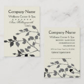Carte De Rendez-vous Branches Centre de bien-être et Spa (Devant / Derrière)