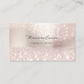 Carte De Rendez-vous Brillant avec Arti de maquillage Parties scintilla (Devant)