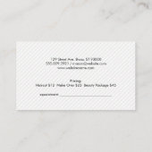 Carte De Rendez-vous Brosses de maquillage | Artiste de maquillage (Dos)