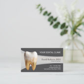 Carte De Rendez-vous Bureau dentaire Marbre moderne Dentiste dentaire (Debout devant)