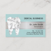 Carte De Rendez-vous Bureau dentaire Mint Blue Dentist Nomination (Devant)