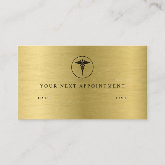 Carte De Rendez-vous Bureau du médecin (Devant)