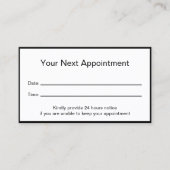 Carte De Rendez-vous Bureau du médecin professionnel Votre prochain (Devant)