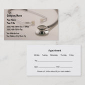 Carte De Rendez-vous Bureau Médicale Businesscards (Devant / Derrière)