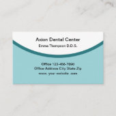 Carte De Rendez-vous Bureau moderne Dentist Nomination (Devant)