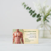 Carte De Rendez-vous Business card  for Massage Therapist (Debout devant)