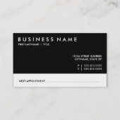 carte de rendez-vous cachée (Dos)