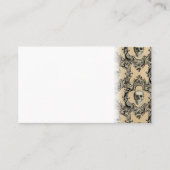 Carte De Rendez-vous Cadre victorien Skulets Goth Skeleton Gothique (Devant)