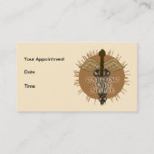 Carte De Rendez-vous Cardiac care Nurse custom (Dos)