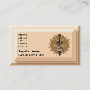 Carte De Rendez-vous Cardiac care Nurse custom