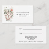 Carte De Rendez-vous Cardiologue (Devant / Derrière)