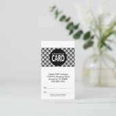 carte de rendez-vous carrés (Debout devant)