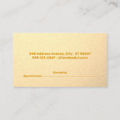 Carte De Rendez-vous Cartoon Grooming (Dos)