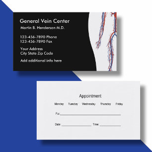 Carte De Rendez-vous Centre Vein Médicale