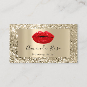 Carte De Rendez-vous Champaign Gold MAKE-UP ARTISTE ROUGE KISS LIPS