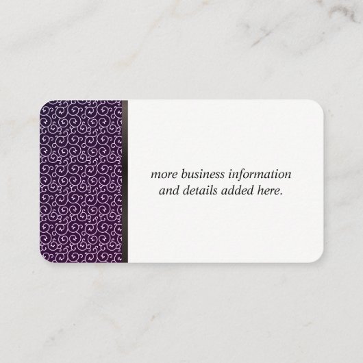 Carte De Rendez-vous Cheveux (Dos)