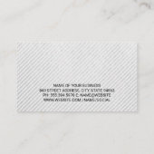 Carte De Rendez-vous Cheveux | Outils Salon (Dos)