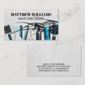 Carte De Rendez-vous Cheveux | Outils Salon (Devant / Derrière)